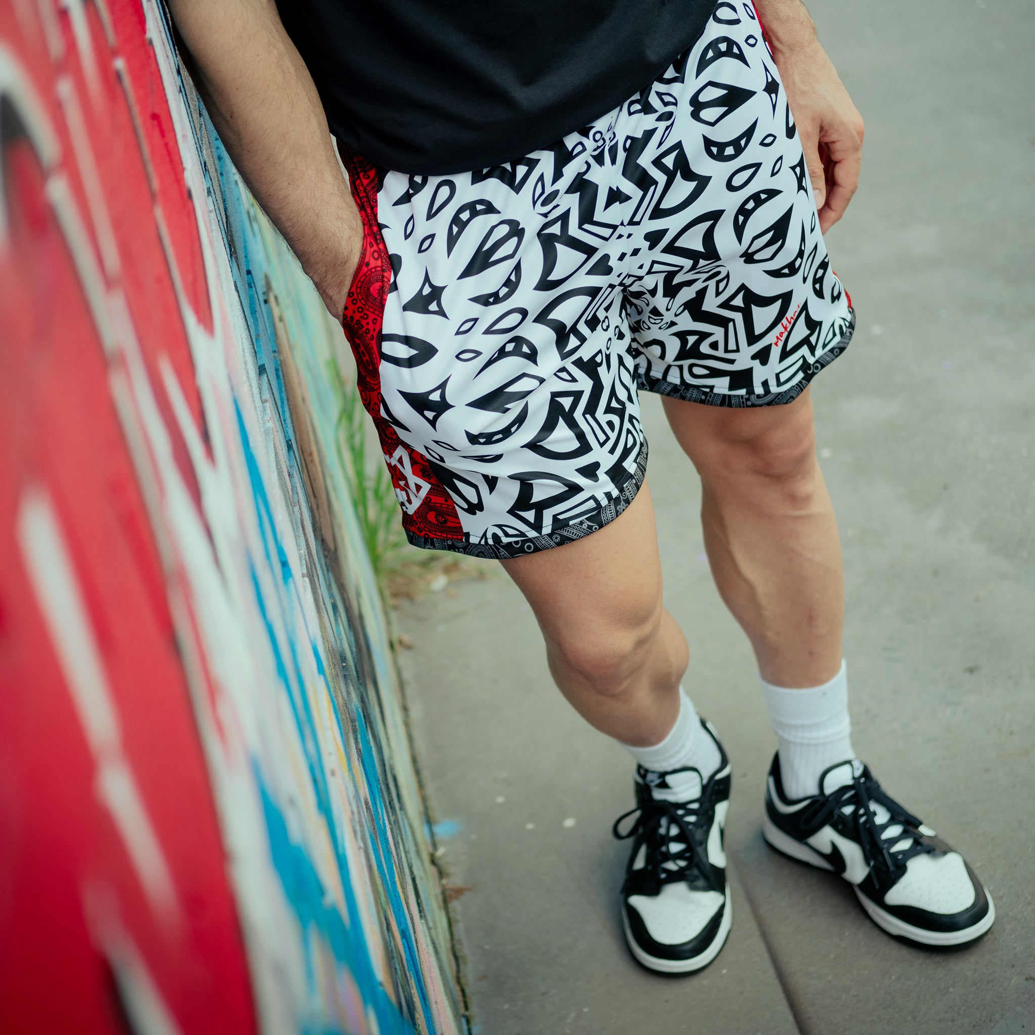 MANDALA - pantalone sportivo corto